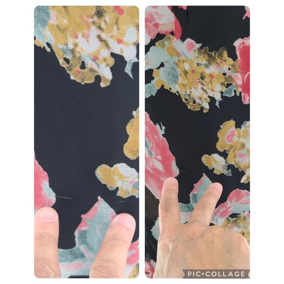 Y2K Babydoll Fairygoth Maxi Dress Small Plunge Sheer Floral Asymmetrical Lace - Picture 8 of 14